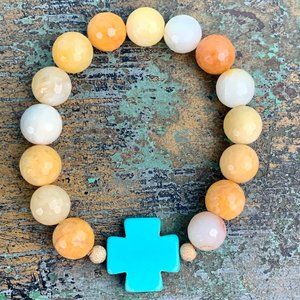 Semi-Precious Gemstone Stretch Bracelet